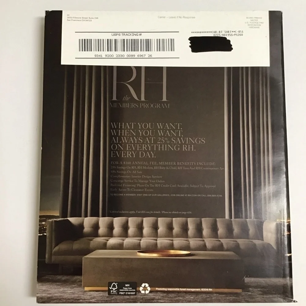 Restoration Hardware RH Interiors Fall 2016 Catalog Home Design Decor 665 pgs
